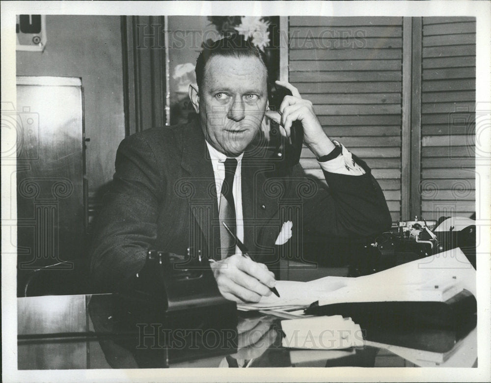 Press Photos Bob Considine Christmas Greetings - Historic Images