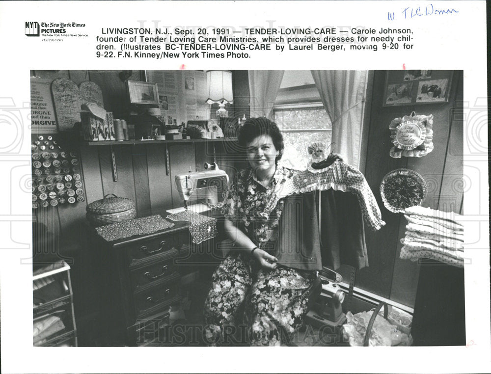 1991 Press Photo Trender Loving Care Ministries  - Historic Images