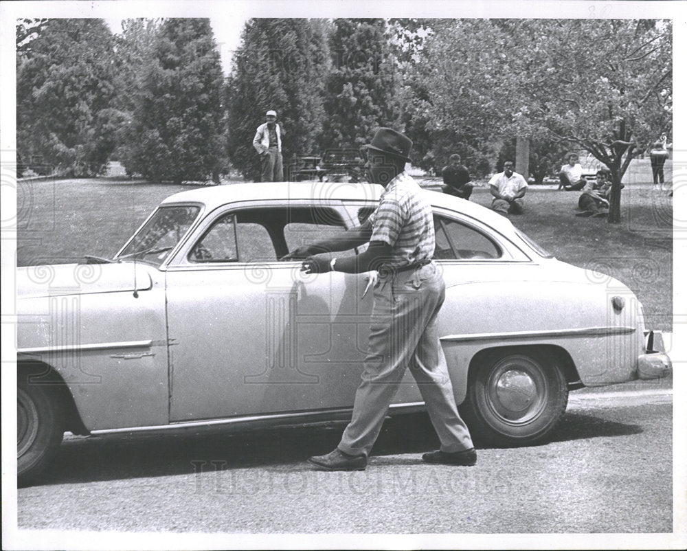 1964 Press Photo Salmon Elector Superior Court  Car - Historic Images