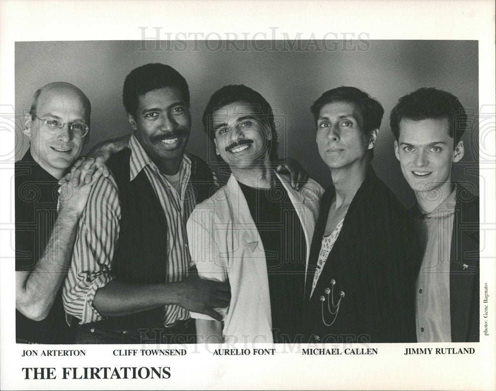 1993 Press Photo Musicians Flirtations - Historic Images