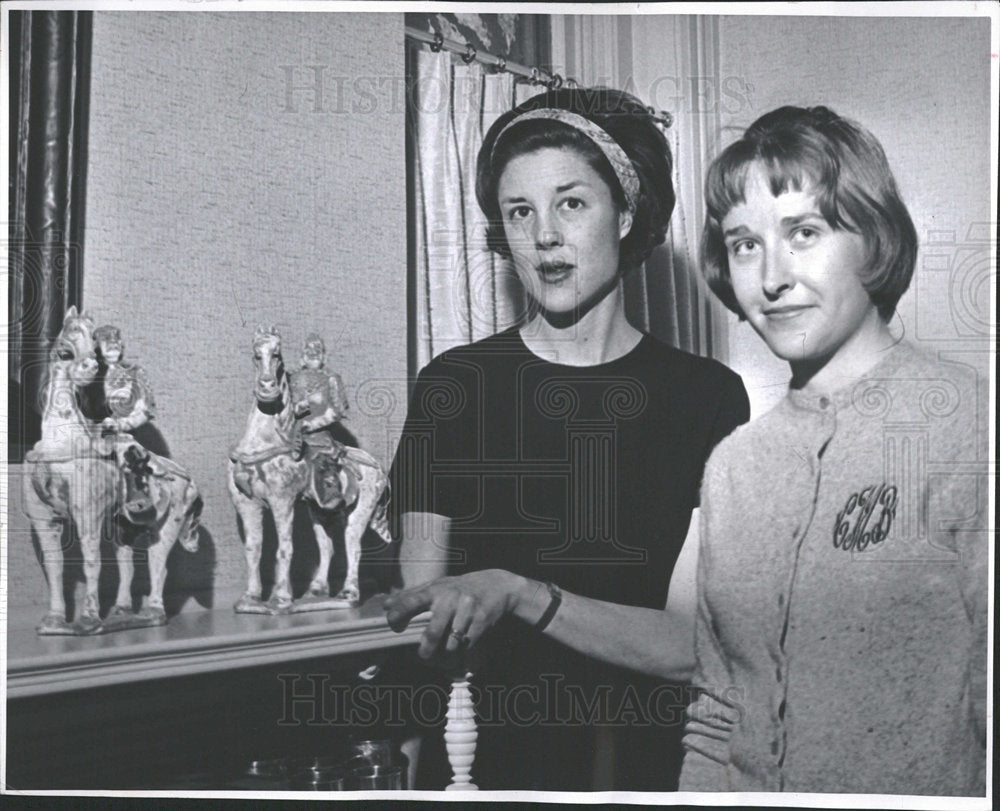 1965 Press Photo Antiques Ming Horses - Historic Images