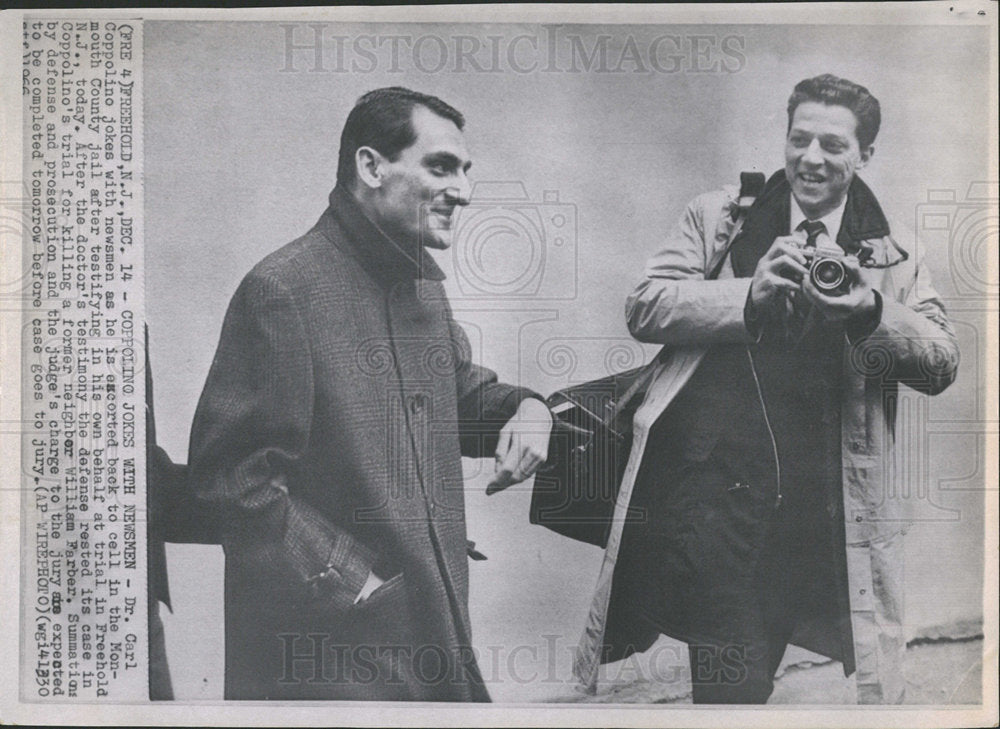 1966 Press Photo Dr. Carl Coppolino Trial  - Historic Images