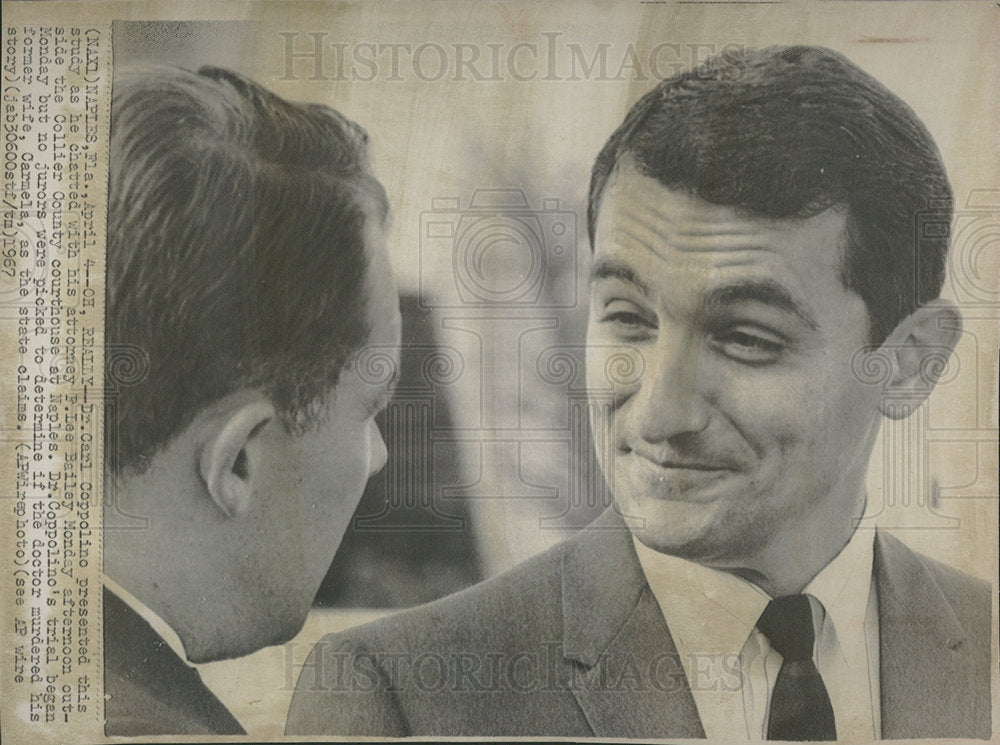 1967 Press Photo Dr.Carl Coppolino's Murder Trial. - Historic Images