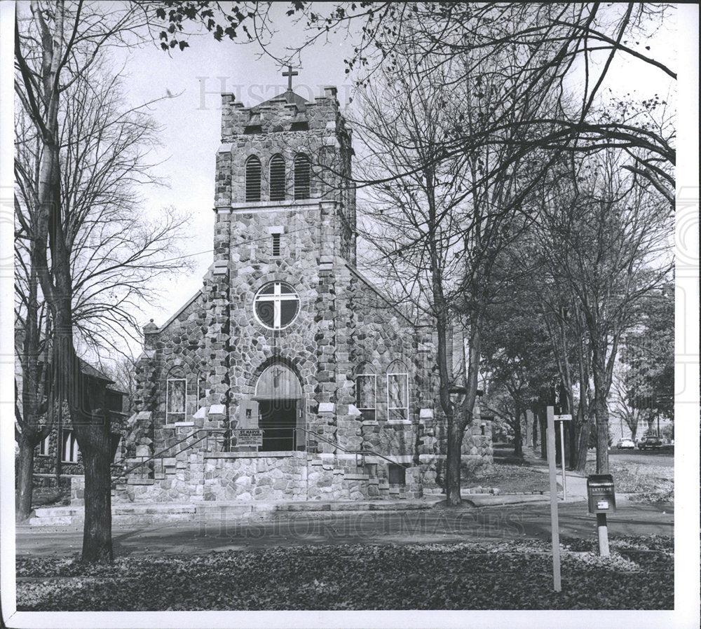 Press Photo St Mark Church College Green Chapel England - Historic Images