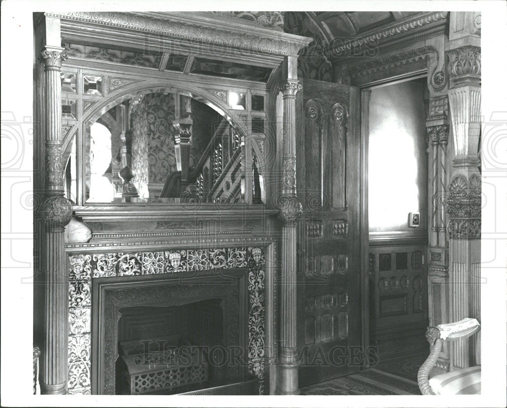 1981 Press Photo Michigan City Muskeg History Home  - Historic Images