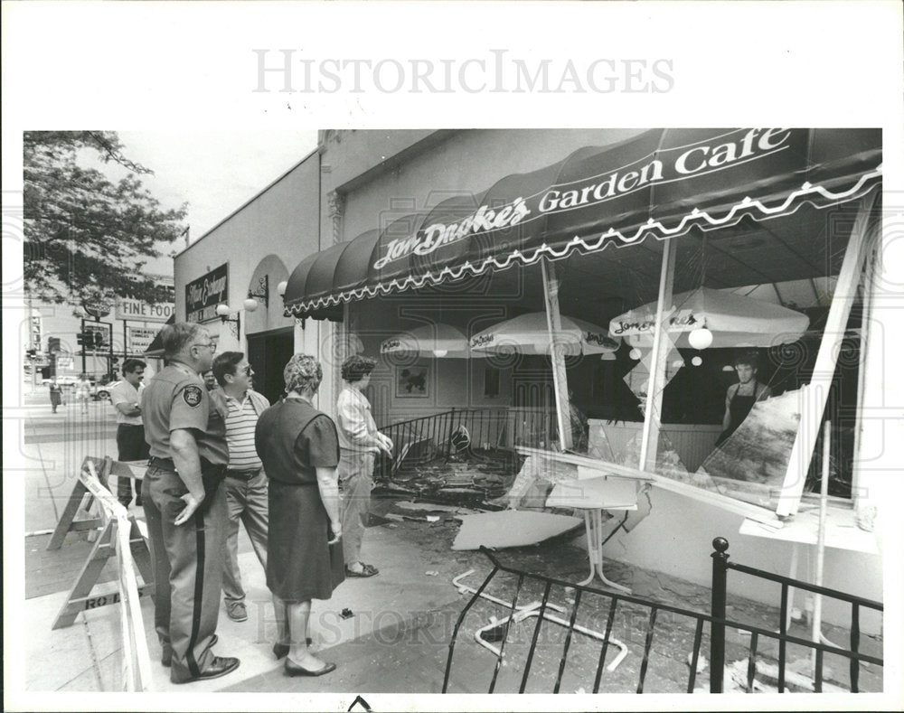 1986 Photo Michigan Restaurant Inn Drake's Garden Cafe - Historic Images