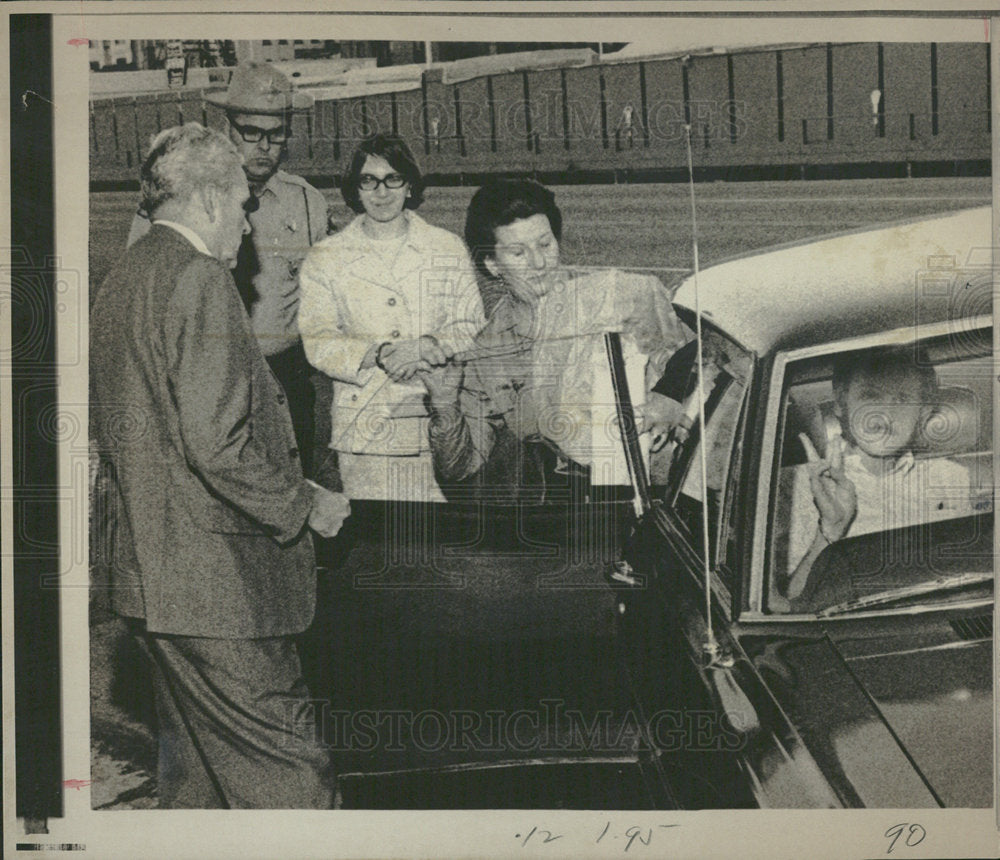 1970 Press Photo Robert Liberty Kendall Jail matron  - Historic Images