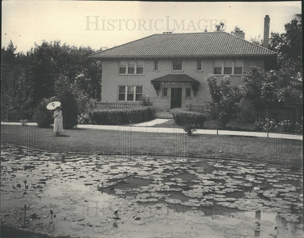 1934 Press Photo Roseacre suburb Johannesburg South  - Historic Images