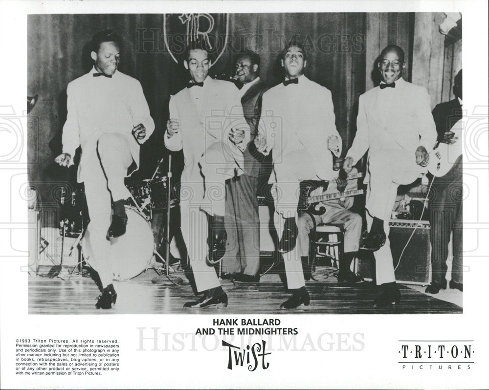 1997 Press Photo Hank Ballard Midnighters Twist Trition - Historic Images