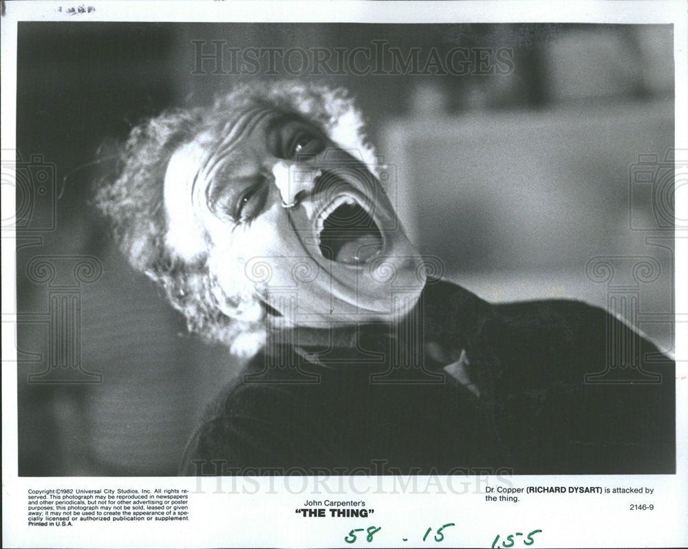1982 Press Photo Richard Dysart American Film Actor - Historic Images