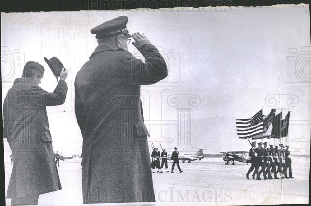 1965 Press Photo Gen. Curtis E. LeMay Air Force Chief  - Historic Images