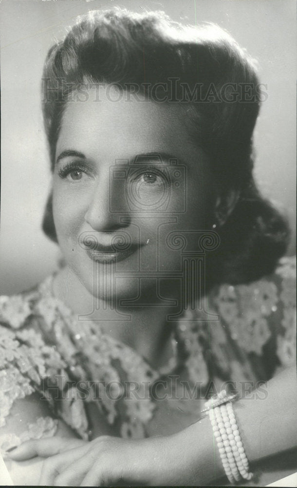 Press Photo Singer Agnes Davis - Historic Images