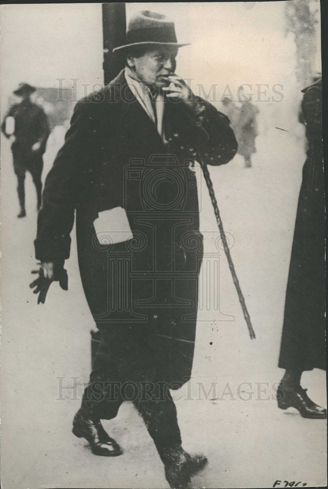 1918 Press Photo Litvinoff Bolshevik Ambassador London - Historic Images