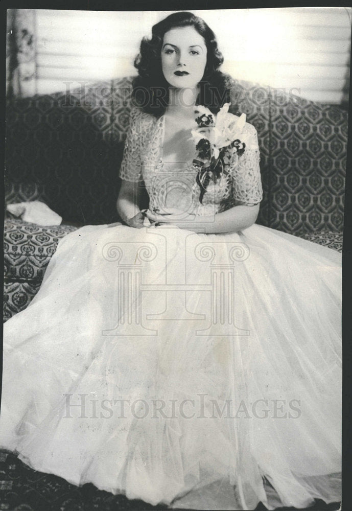 1938 Press Photo Miss Brenda Duff Frazier Charming  - Historic Images