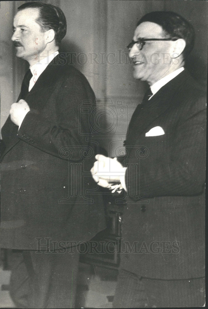 1938 Press Photo Alfred Duff Paris British French Naval - Historic Images