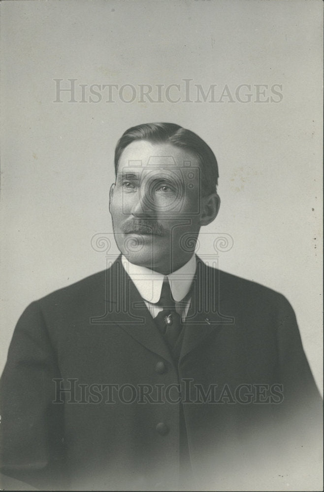 Pres Photo Sherman Brown Black White Photograph Coat  - Historic Images