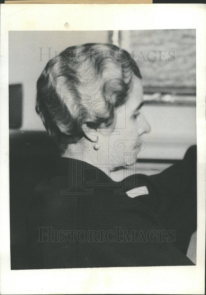 1935 Press Photo Mrs Calvin Coolidge Bobs Her Hair - Historic Images