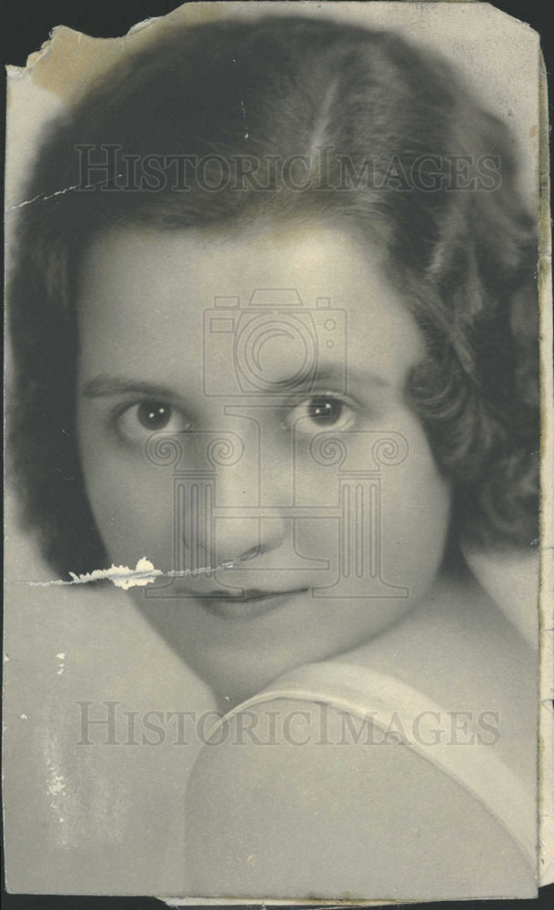 1935 Press Photo Jean Dickenson Alambr Singer Pose Snap - Historic Images