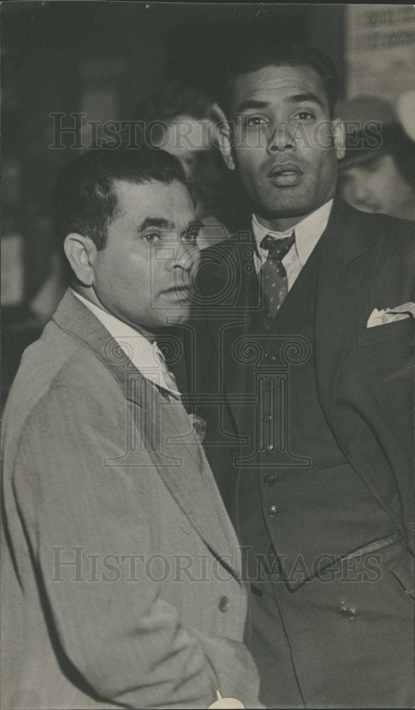 1932 Press Photo J Marshall DeSilva Justice Court Men  - Historic Images