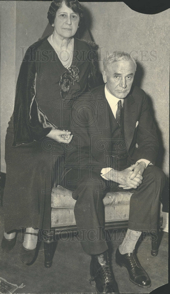 1933 Press Photo Cordell Hull U.S. Secretary of State  - Historic Images