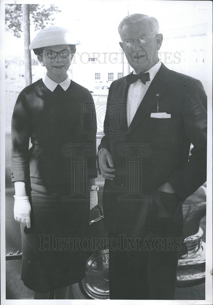 1956 Press Photo Paul Baxter Lanius Denver Businessman  - Historic Images