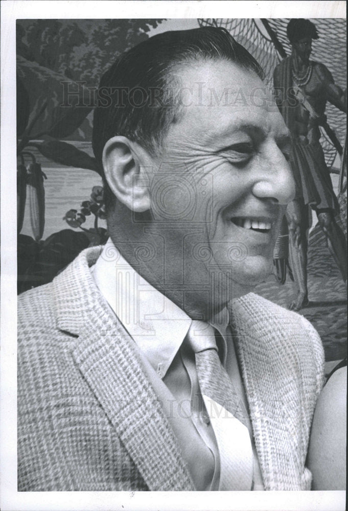 1961 Press Photo Ray Bolger America Babne Bill Peters  - Historic Images