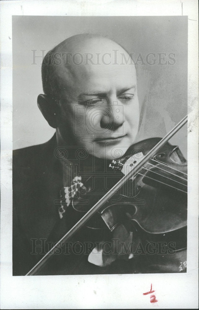 1953 Mikhail Russian violinist passionate-Historic Images