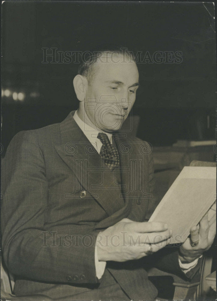 1937 Press Photo Democrat Eddie Bohn Colorado - Historic Images