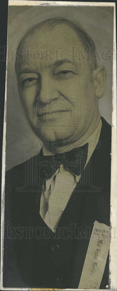 1932 Press Photo Geiffits Editor wire assn  - Historic Images