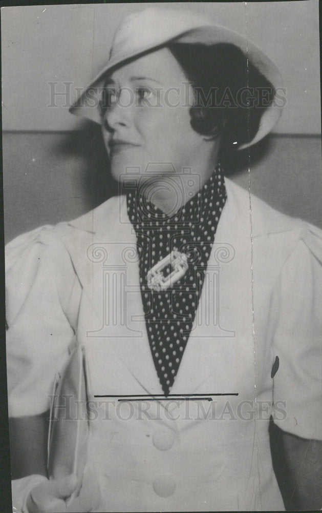 1936 Press Photo Mrs. Kathryn Edgar, Divorced - Historic Images