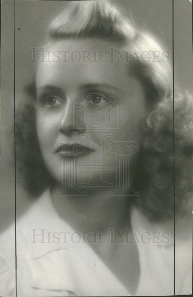 1941 Press Photo Marjory Roberta Hart Dinner party Miss - Historic Images