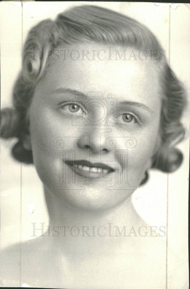 1938 Press Photo Miss Marjory Hart California Francisco - Historic Images