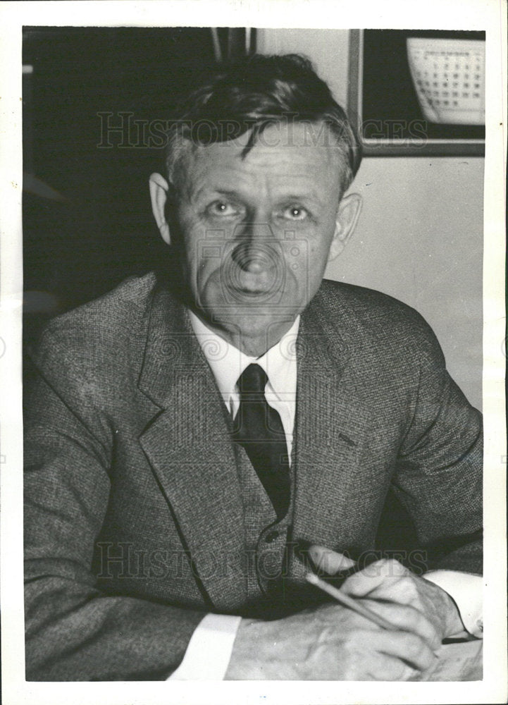 1938 Press Photo Rep Clare Hoffman Michigan Labor Board - Historic Images