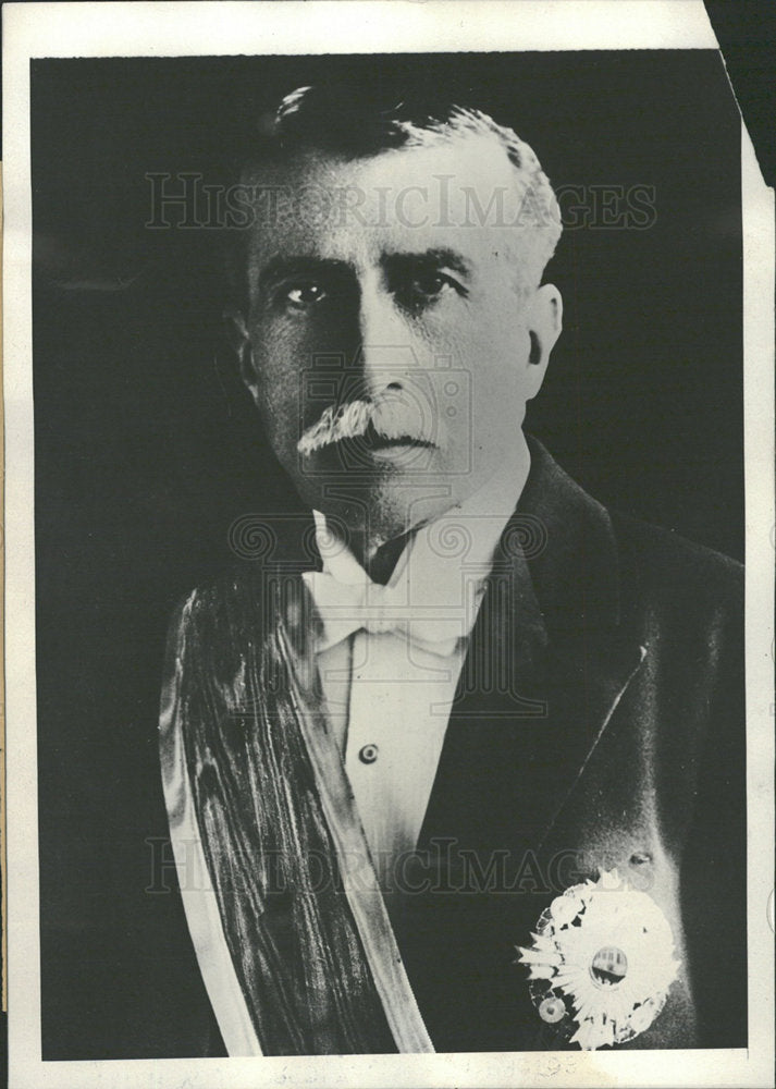 Press Photo Augusto B. Leguía President - Historic Images