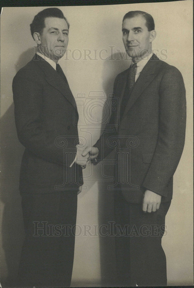 1935 Press Photo Claude Blake Atty Arch W Hayder - Historic Images