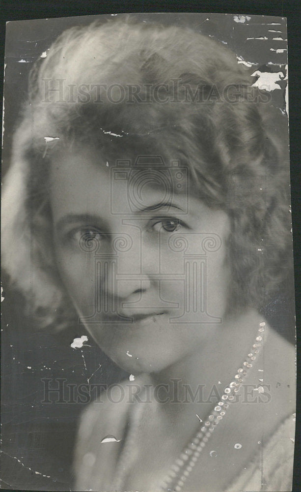 1931 Press Photo Mrs. Claude W.Blake Soprano Singer. - Historic Images