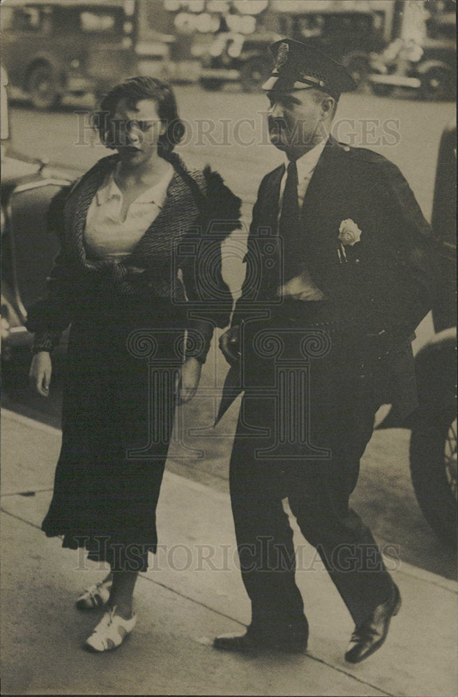 1934 Press Photo Thelma Clark Grocer Accused - Historic Images