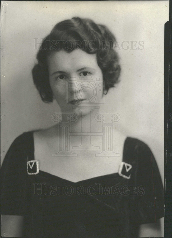 1935 Press Photo Josephine Maroney Leonard Freeman Jr  - Historic Images