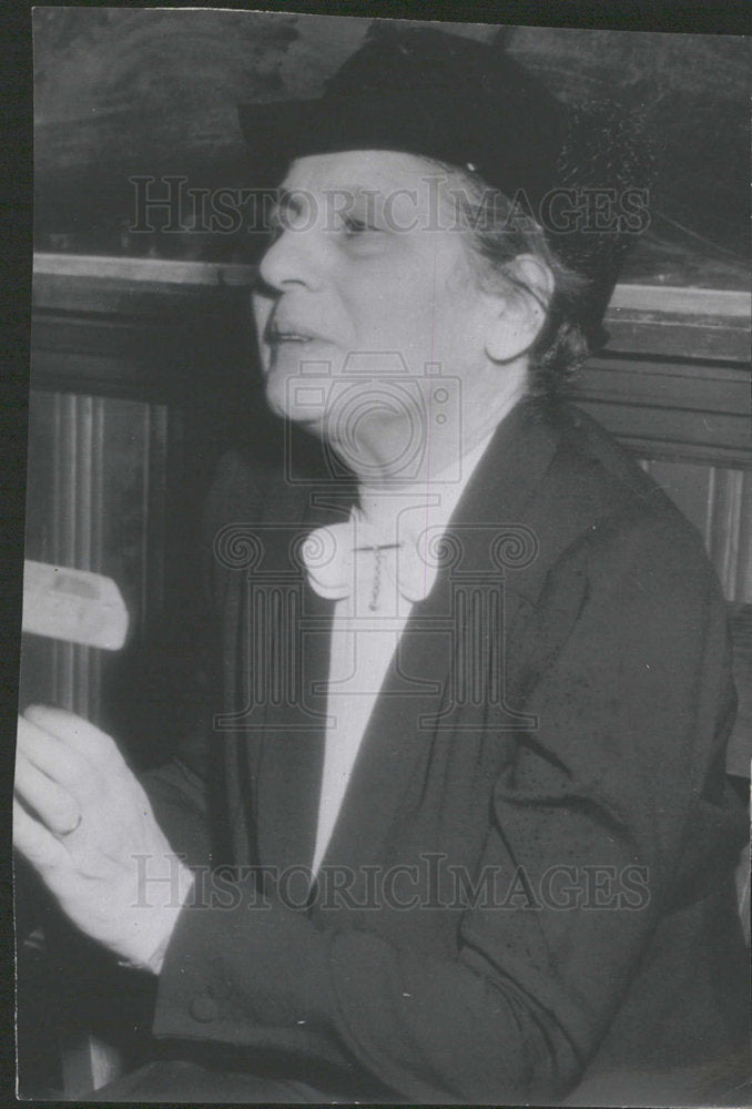 1946 Press Photo Dr Lise Meitner Austrian scientist  - Historic Images