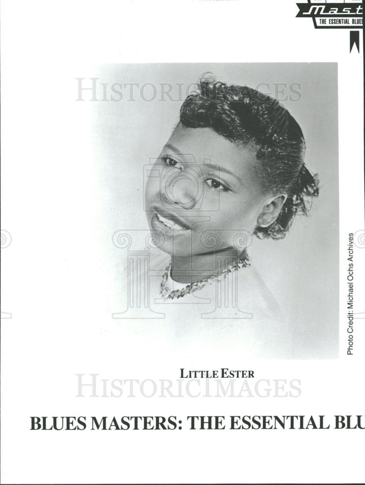 1993 Press Photo Little Ester Blues master Micheal Ochs - Historic Images