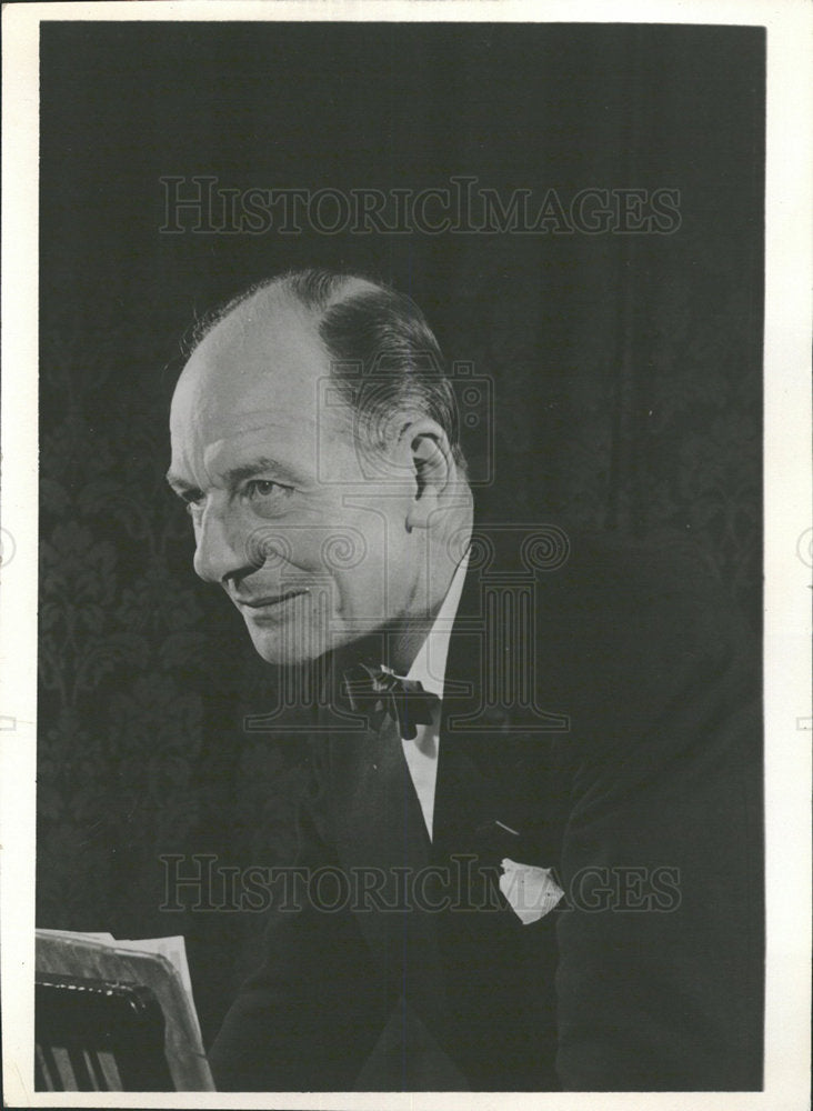 1959 Press Photo Terence Rattigan Sir John Goelgud Pont - Historic Images
