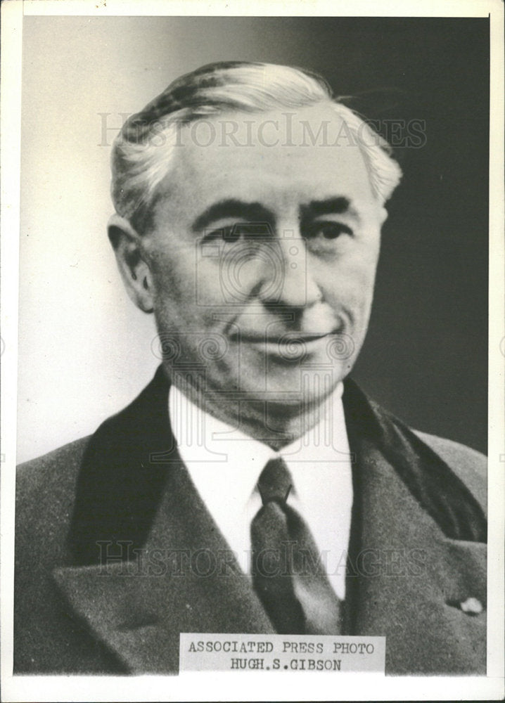 1938 Press Photo Hugh Simons Gibson American diplomat  - Historic Images