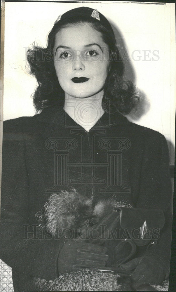 1938 Press Photo Miss Brenda Frazier New York Debut - Historic Images