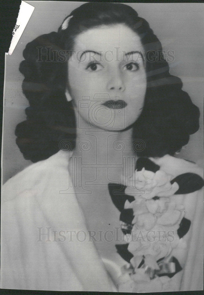 1938 Press Photo Brenda Frazier American Debutante - Historic Images