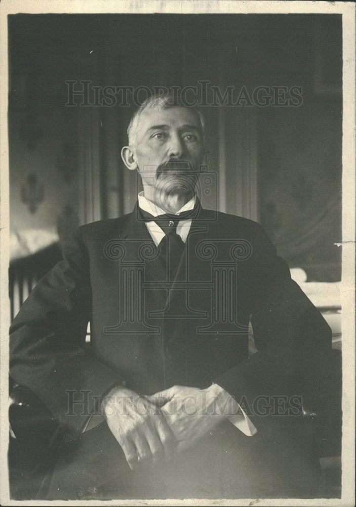 Press Photto Charles Arrington Jr Black White Coat Tie - Historic Images