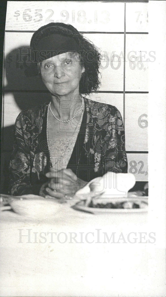 1933 Press Photo Chas Evans Hughes wife Judge  - Historic Images