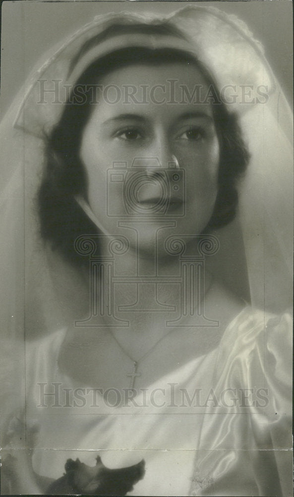 1939 Press Photo Mrs. Channing F. Lilly Jr Socialite - Historic Images