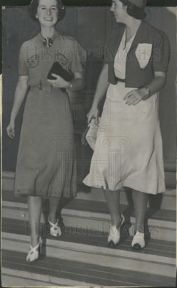 1937 Press Photo SMITH MARGARET RYE N.Y - Historic Images