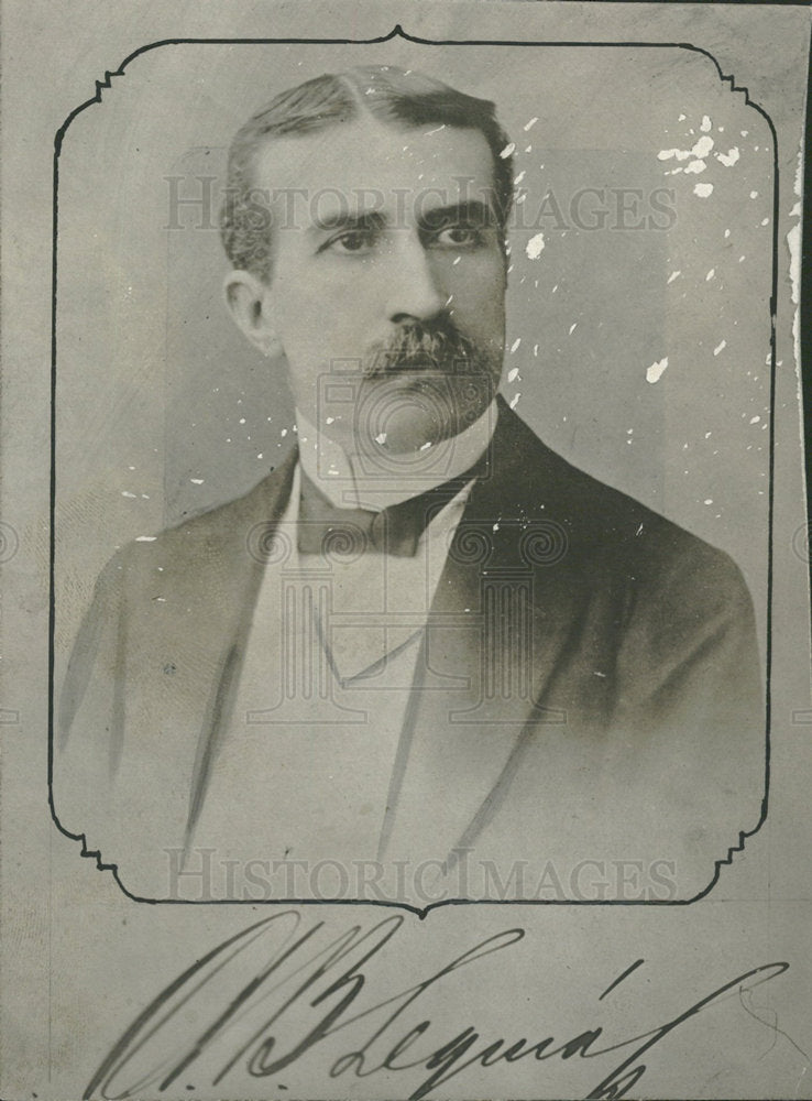 Press Photo Senor Don Augusto Leguia President Peru - Historic Images