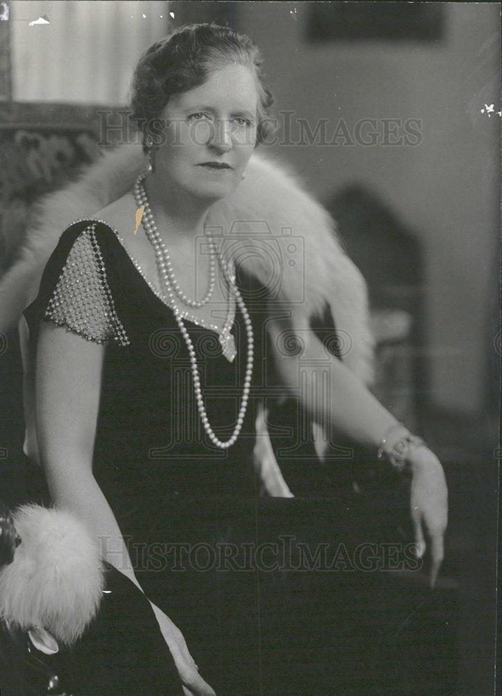 1933 Press Photo Mrs John Allan Daugherty Roosevelt  - Historic Images
